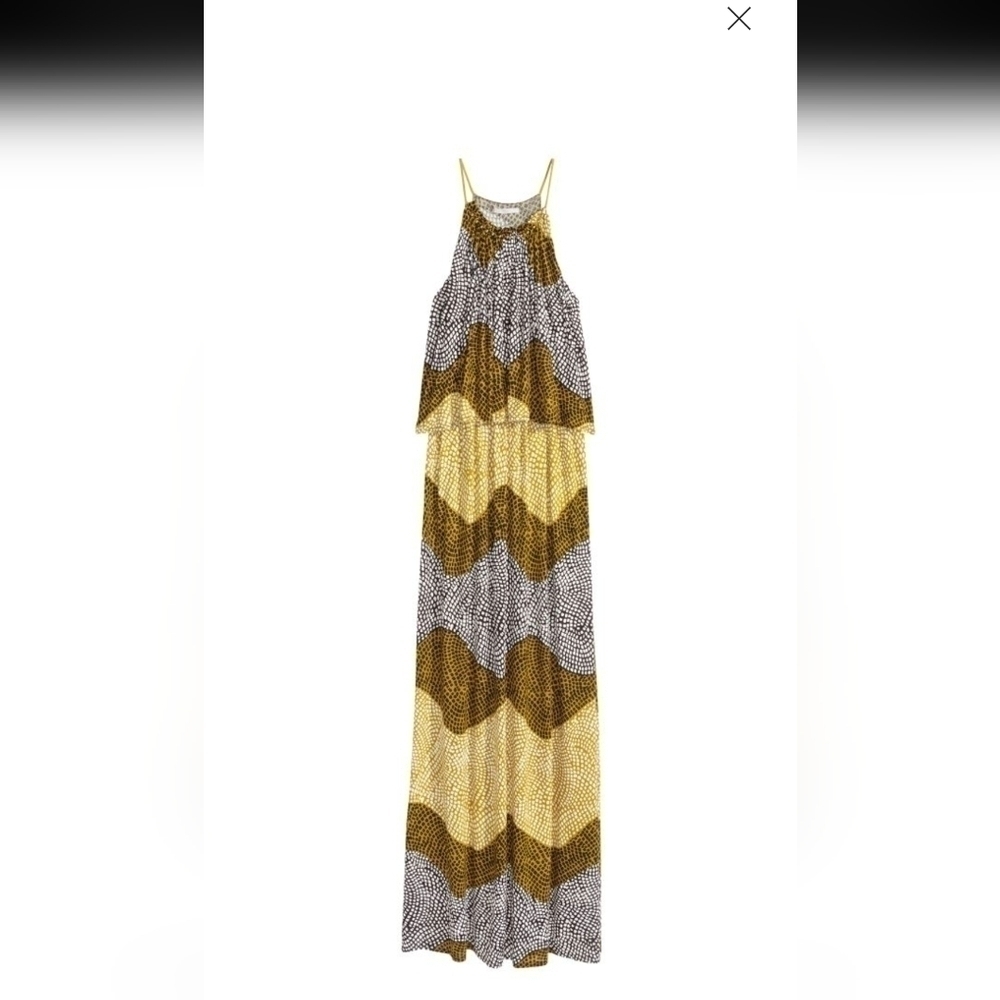 H&M Mixed Print Maxi Dress, Sz M